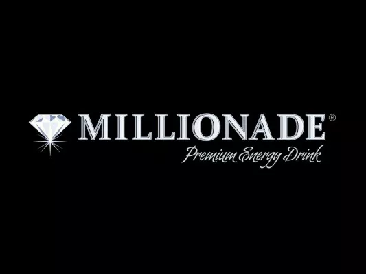 The Millionade logo: a shiny diamond with the words 